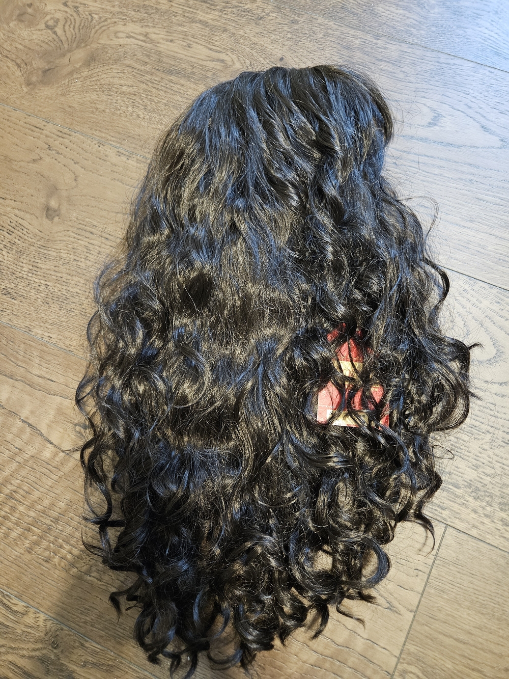 Max Dark Brown Wavy Curly Long Hair Wig